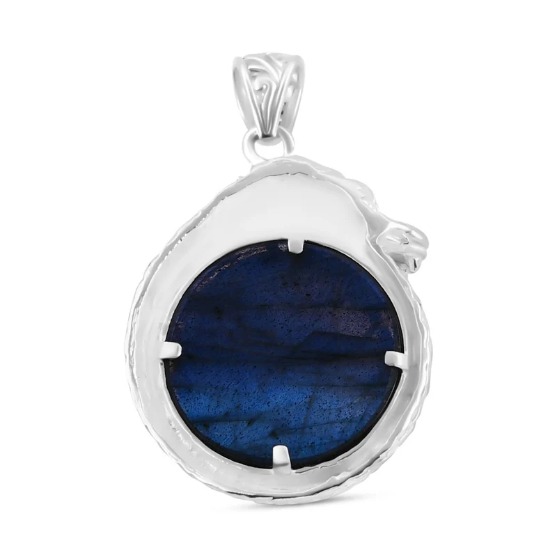 Royal Bali - Labradorit Anhänger 925 Silber ca. 23.94 ct
