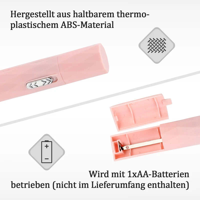 4-in-1 Multifunktional Elektrorasierer Set, 12.8 x 2.6 x 2.6 cm, schwarz