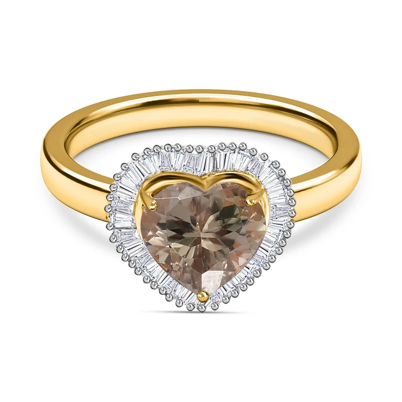 Iliana - AAA Turkizit und weißer Diamant Ring, 750 Gold ca. 2.33 ct