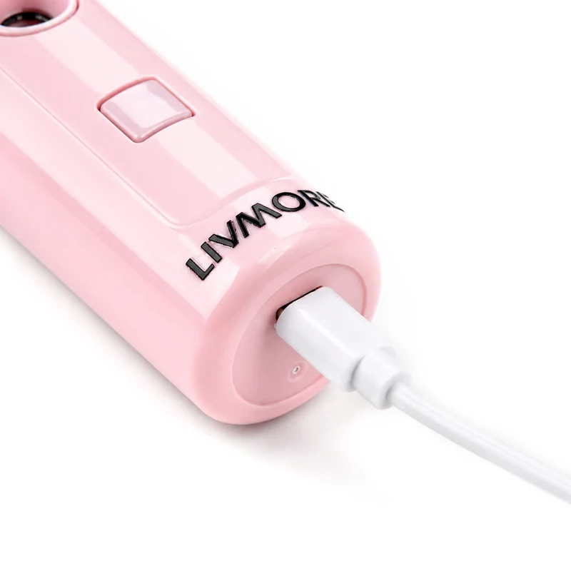 LIVMORE Nano-Gesichtssprüher für erfrischende Feuchtigkeit, wiederaufladbar, 30ml, Grün