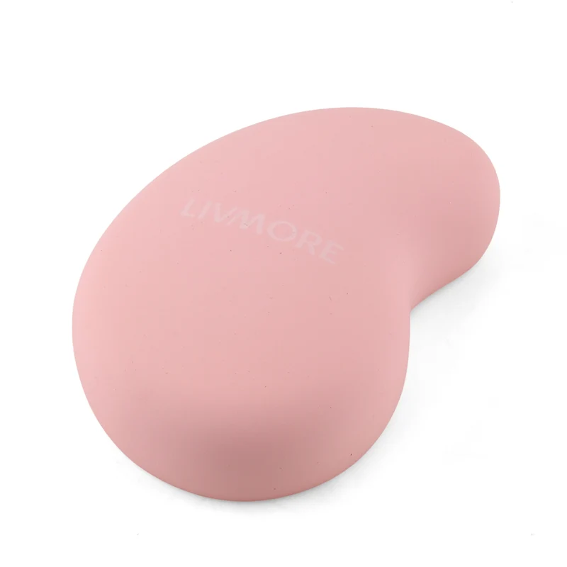 LIVMORE Nano-Kristall-Haarentferner mit Nano-Glas, Soft-Touch ABS-Gehäuse, 10x7x3,5cm, Blau