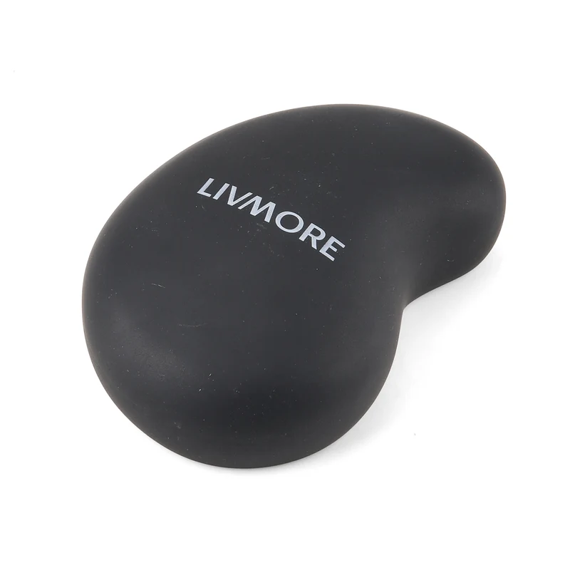 LIVMORE Nano-Kristall-Haarentferner mit Nano-Glas, Soft-Touch ABS-Gehäuse, 10x7x3,5cm, Blau