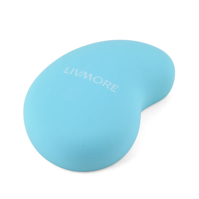 LIVMORE Nano-Kristall-Haarentferner mit Nano-Glas, Soft-Touch ABS-Gehäuse, 10x7x3,5cm, Blau