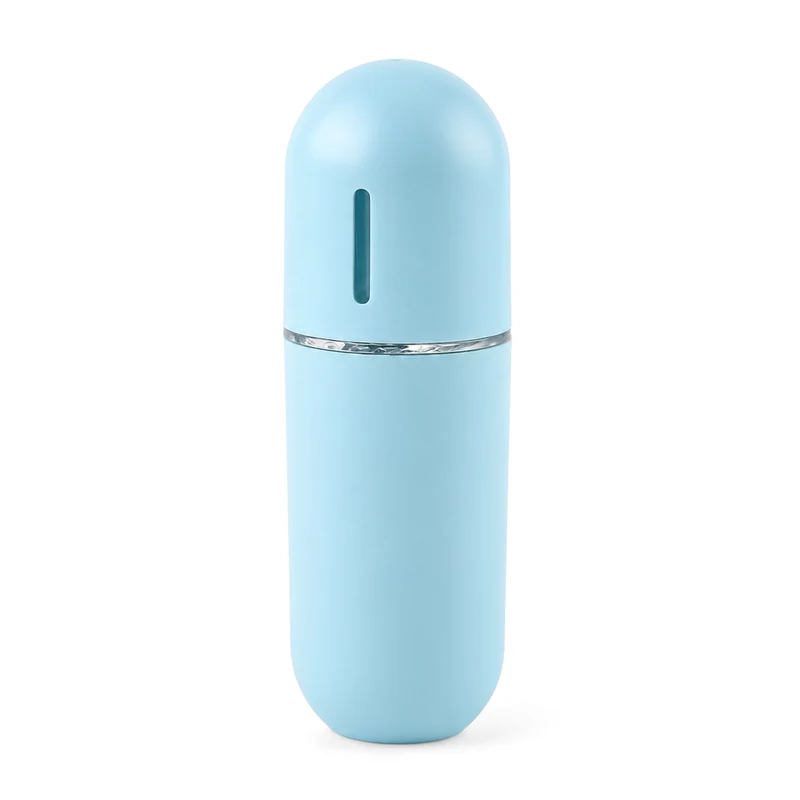 Livmore Nano-Gesichtssprüher für erfrischende Feuchtigkeit, wiederaufladbar, 12 ml, Blau