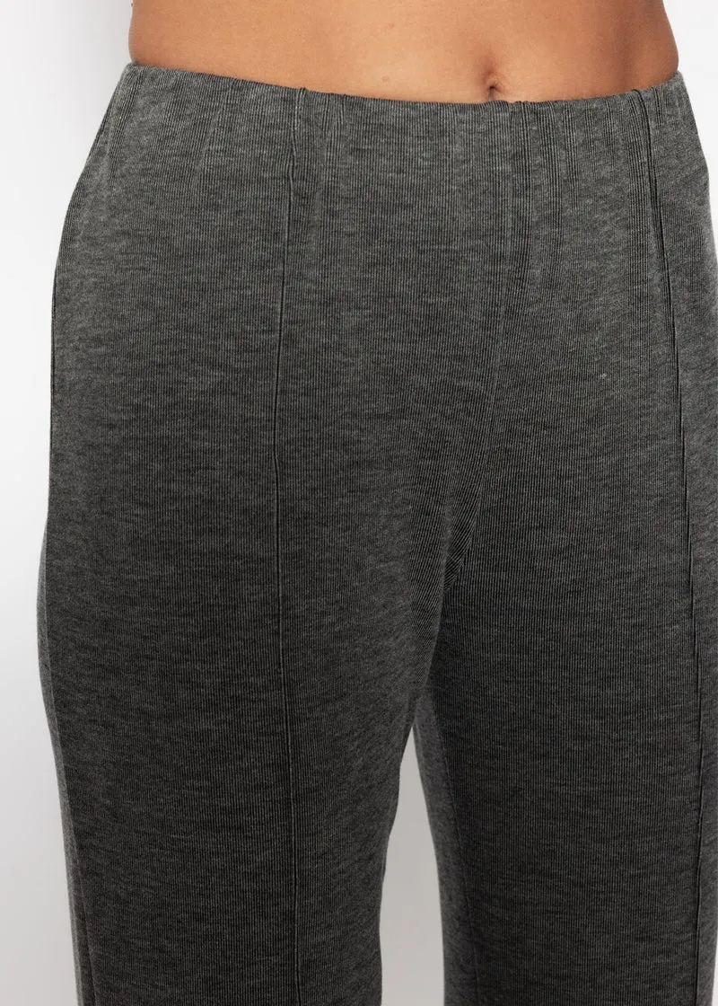 Ripphose mit Biesennaht - grau