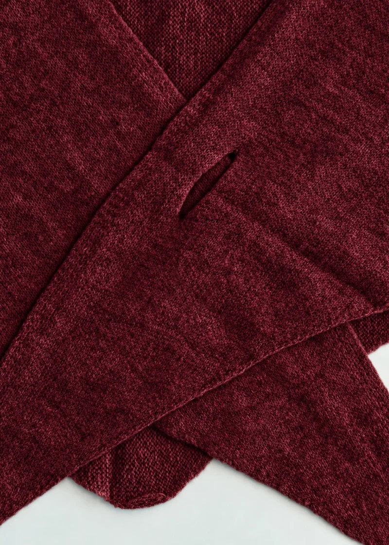 Triangle Schal - burgundy